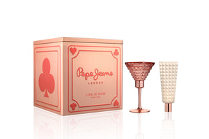 PEPE JEANS LIFE IS NOW for HER SET EDP 80ml + Body Lotion 100ml