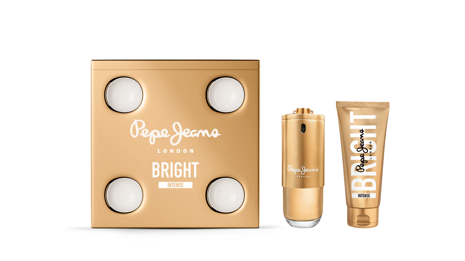 PEPE JEANS BRIGHT INTENSE for HER SET EDP 80ml + Body Lotion 100ml