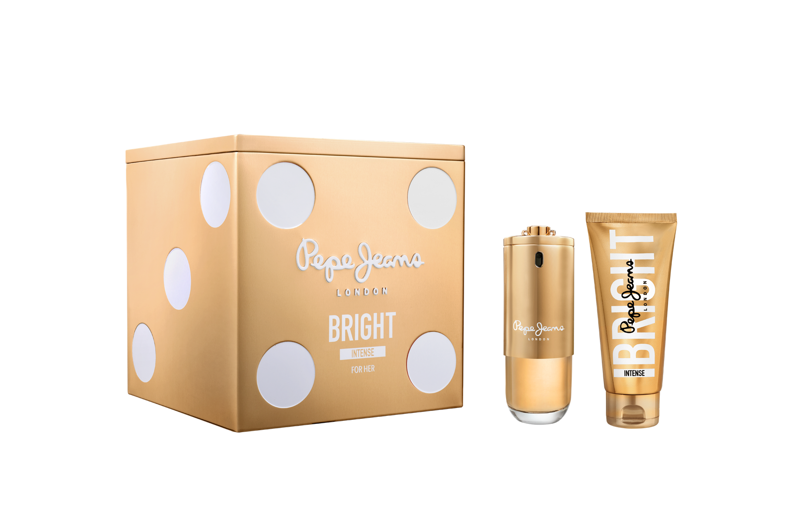 PEPE JEANS BRIGHT INTENSE for HER SET EDP 80ml + Body Lotion 100ml