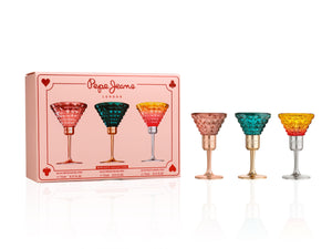 PEPE JEANS MINIATURE GIFT SET for HER 15ml LIFE IS NOW+ COCKTAIL + CELEBRATE