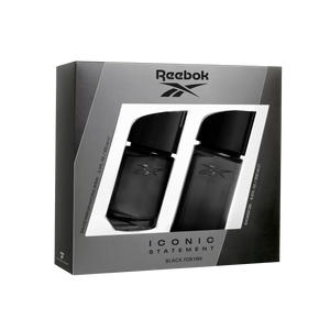REEBOK ICONIC BLACK SET EDP for HIM 100ml + Shower Gel 200ml