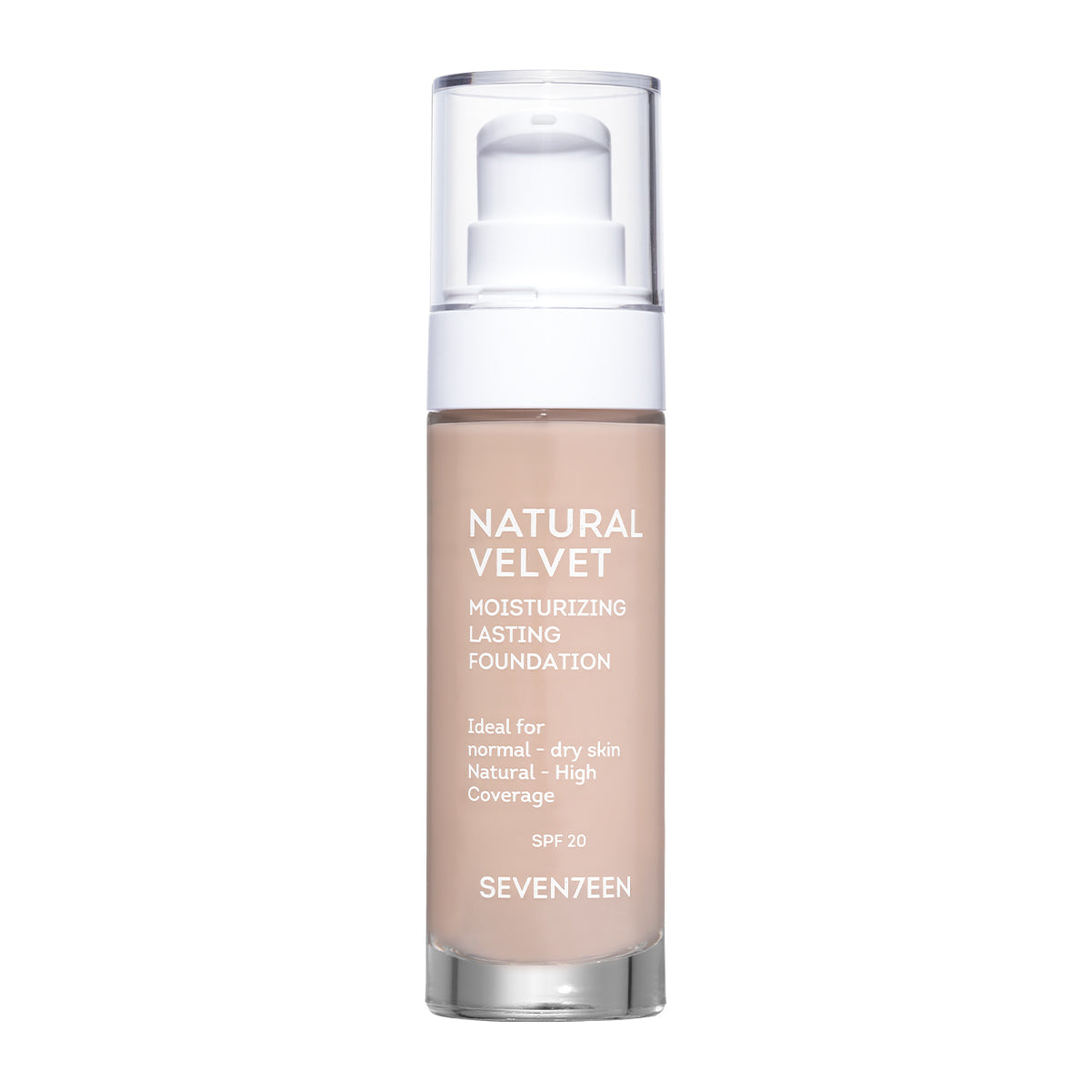 Seventeen Natural Velvet Moisturising Lasting Foundation SPF 20