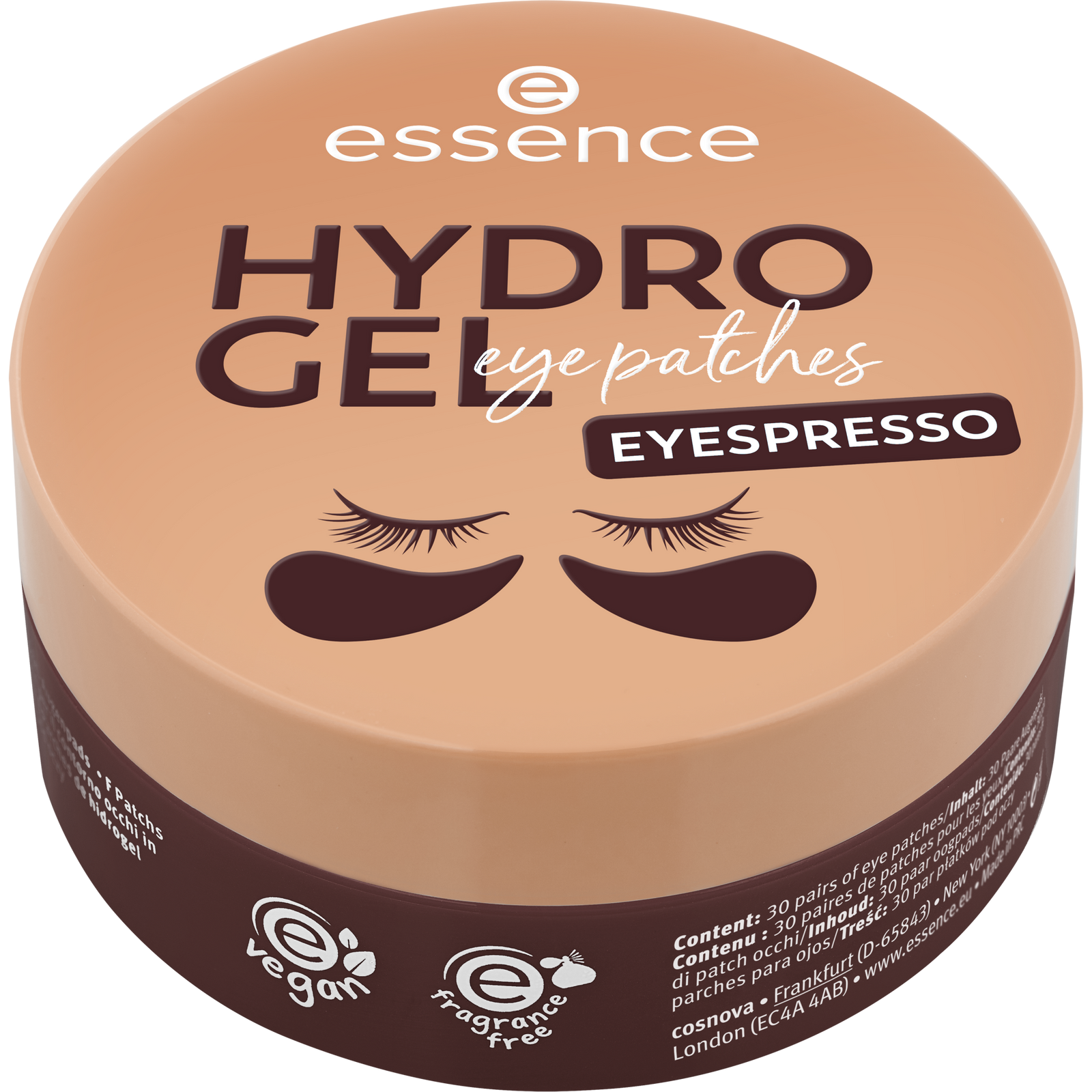 essence HYDRO GEL eye patches EYESPRESSO 30 Pairs