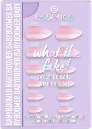 essence what the fake! PRESS-ON NAILS manicure set