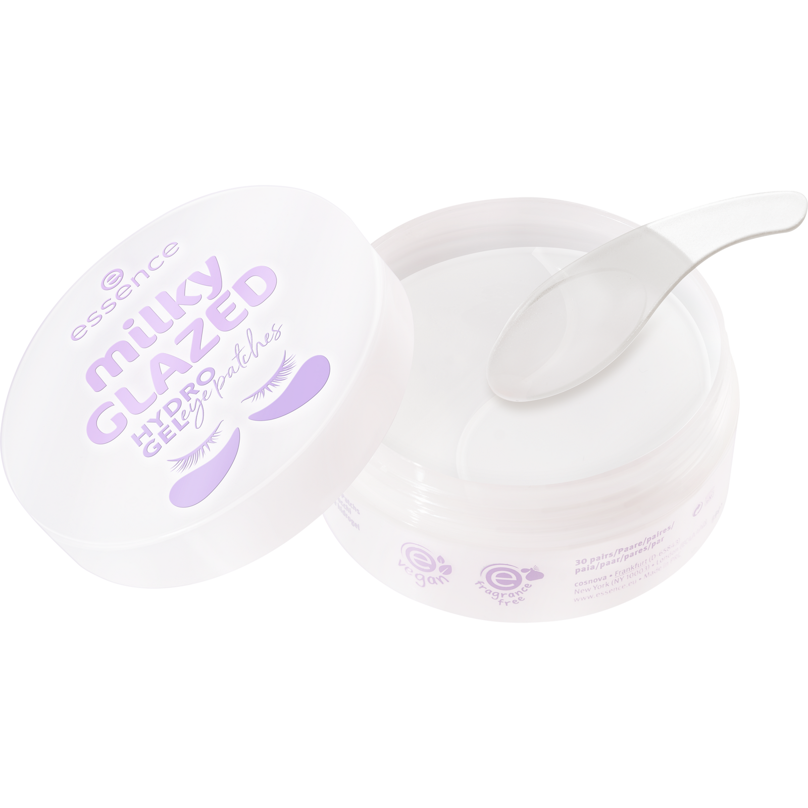 essence milky GLAZED hydro gel eye patches 30 Pairs
