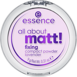 essence all about matt! fixing compact powder lavender