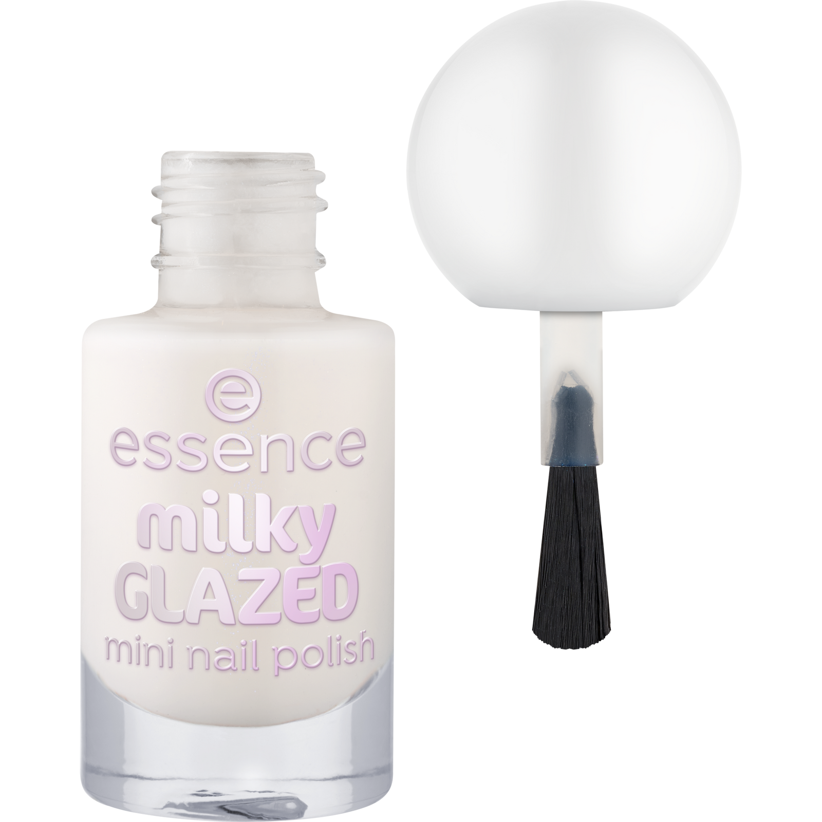 essence milky GLAZED mini nail polish 21