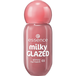 essence milky GLAZED glossy lip balm