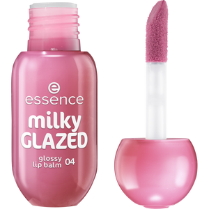 essence milky GLAZED glossy lip balm