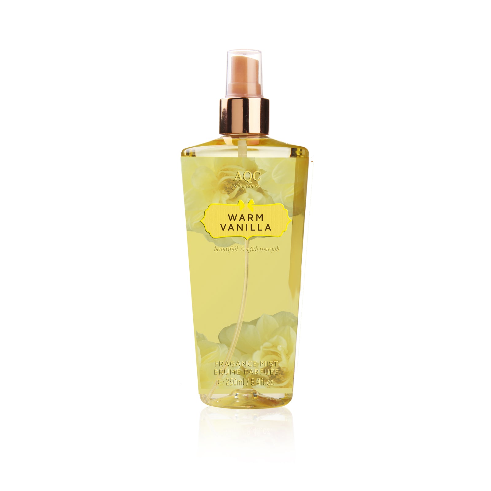 AQC Body Mist Warm Vanilla 250Ml