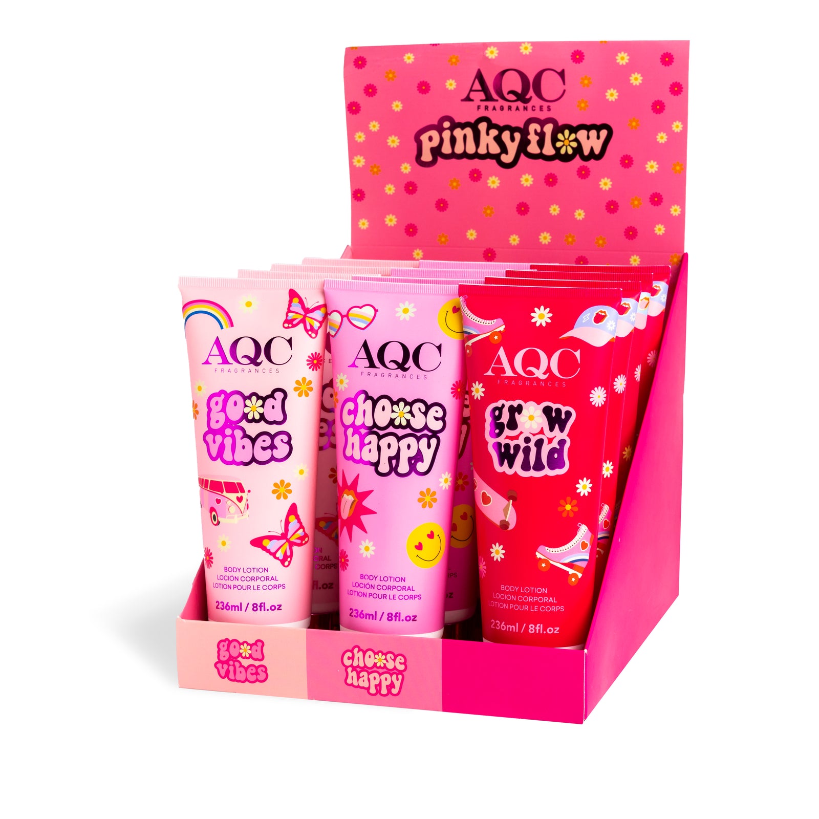 AQC Pinky Flow Body Lotion 236Ml