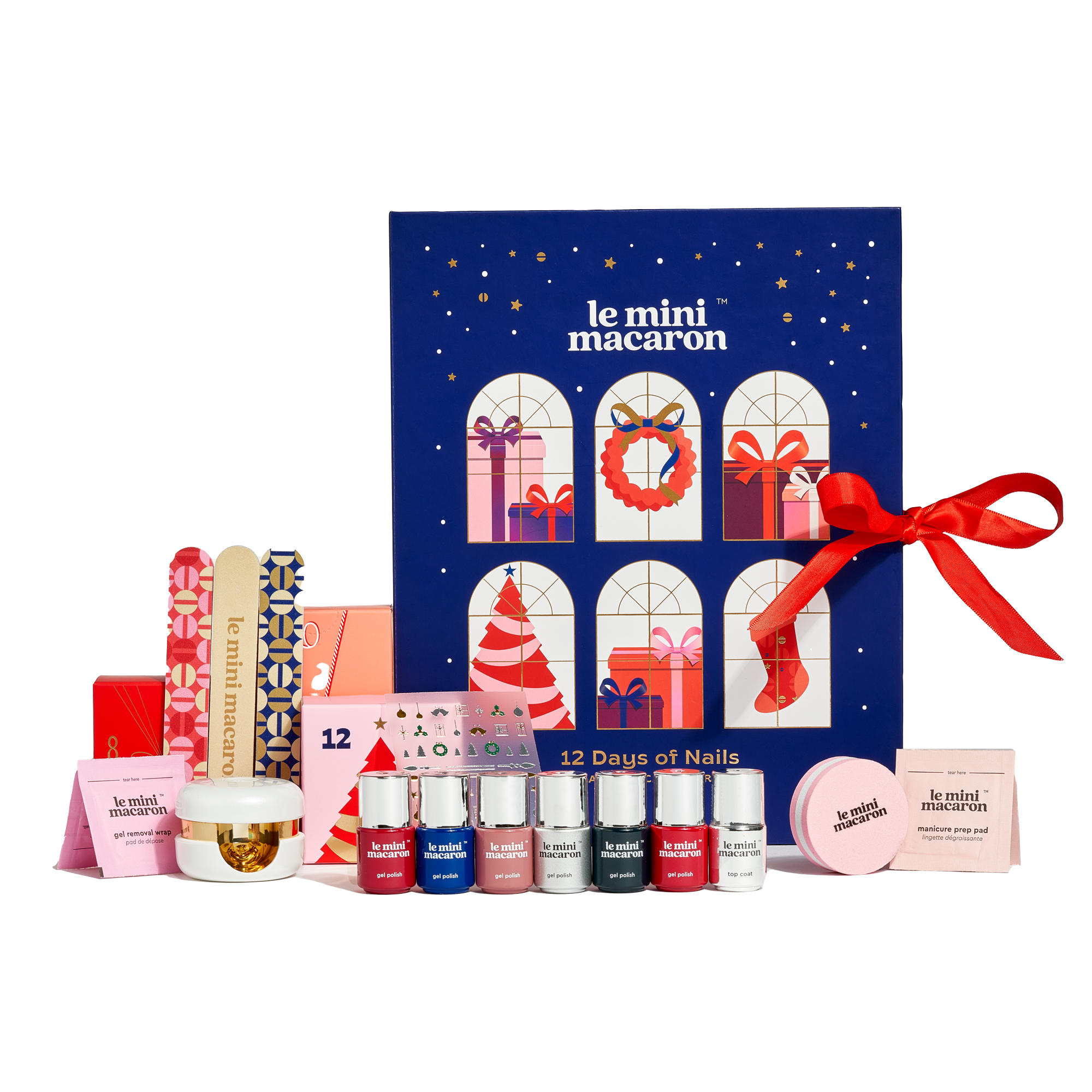 Le Mini Macaron Gel Manicure Kit: ̈12 days of nails” Advent Calendar