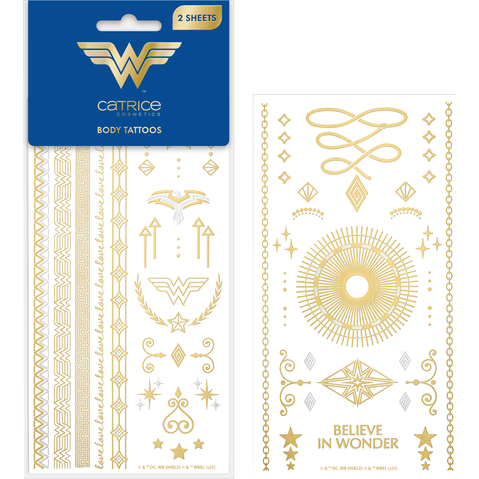Catrice Wonder Woman Body Tattoos