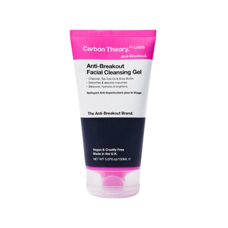Carbon Theory Anti Breakout Charcoal Teatree Cleanser 150ml