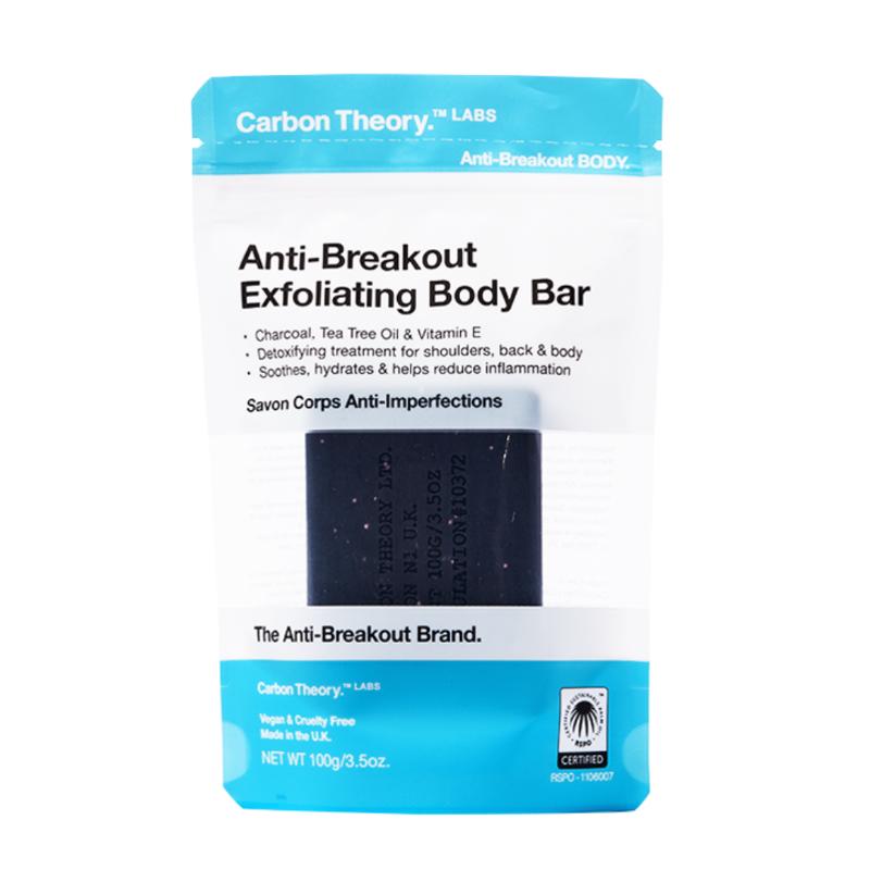 Carbon Theory Charcoal & Tea Tree Oil Breakout Control Exfoliating Body Bar 100g