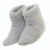Danielle Faux Fur Slipper Boots - Grey