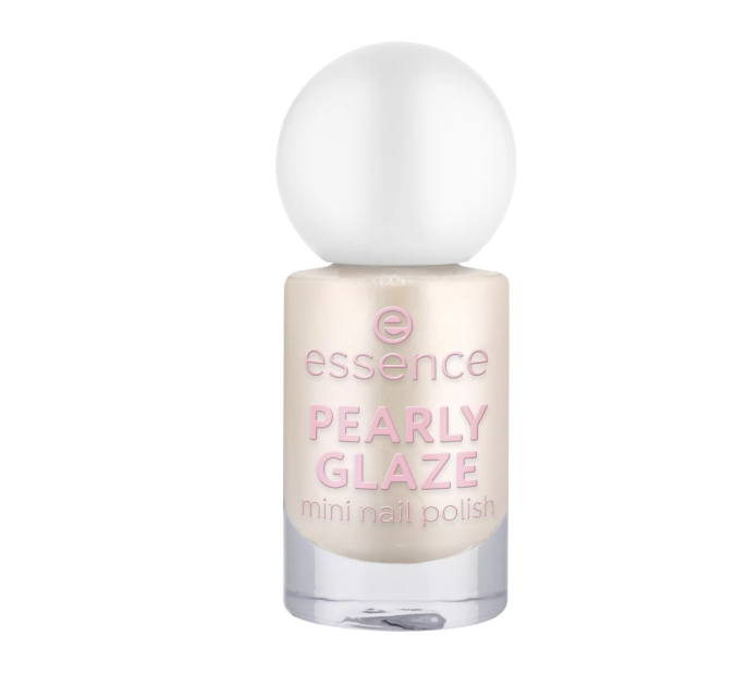essence PEARLY GLAZE mini nail polish