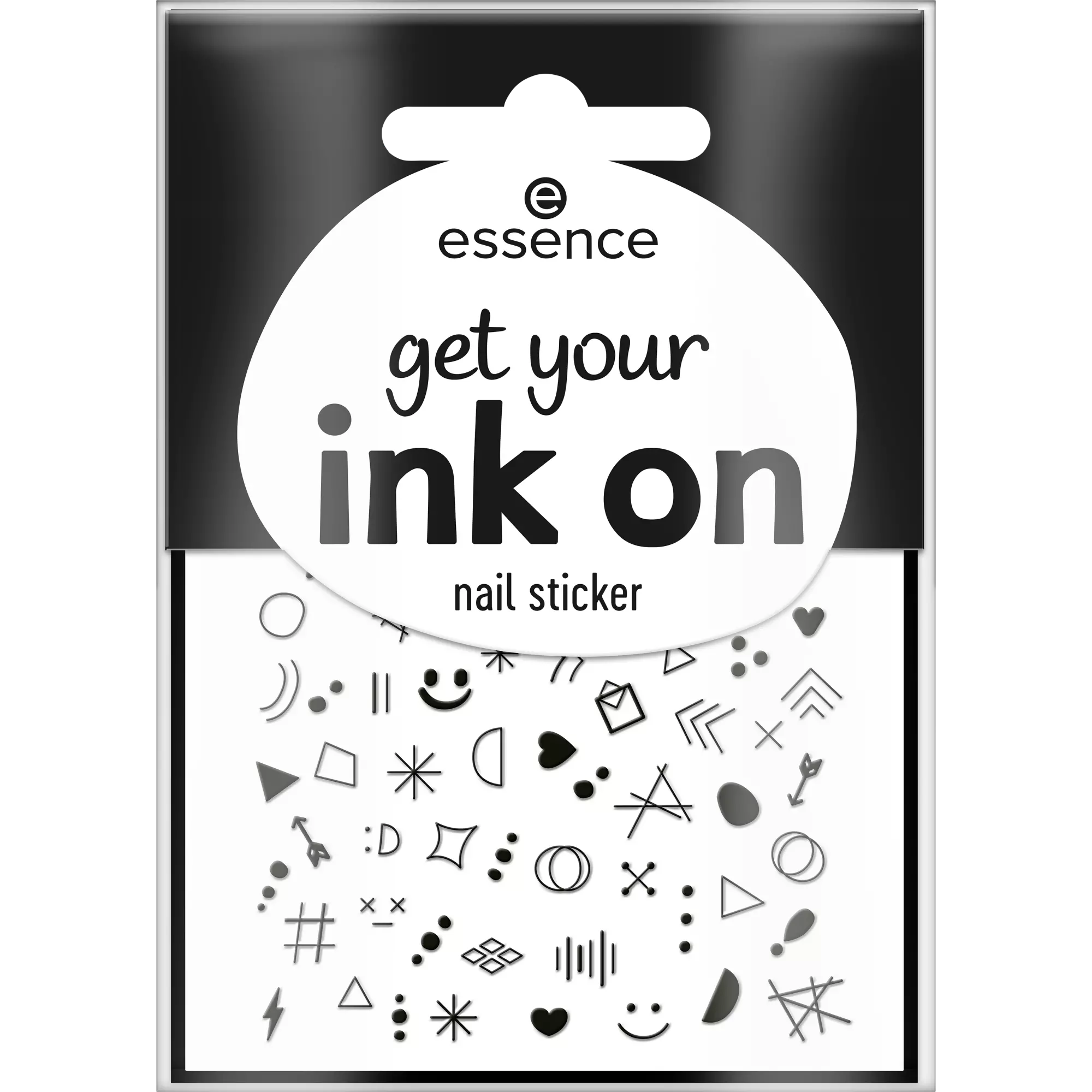 essence get your ink on nail sticker