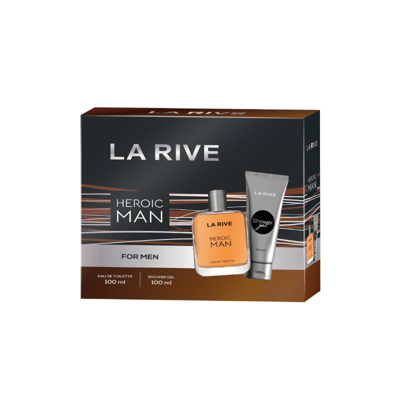 La Rive Heroic Man Set EDT 100Ml & Shower Gel