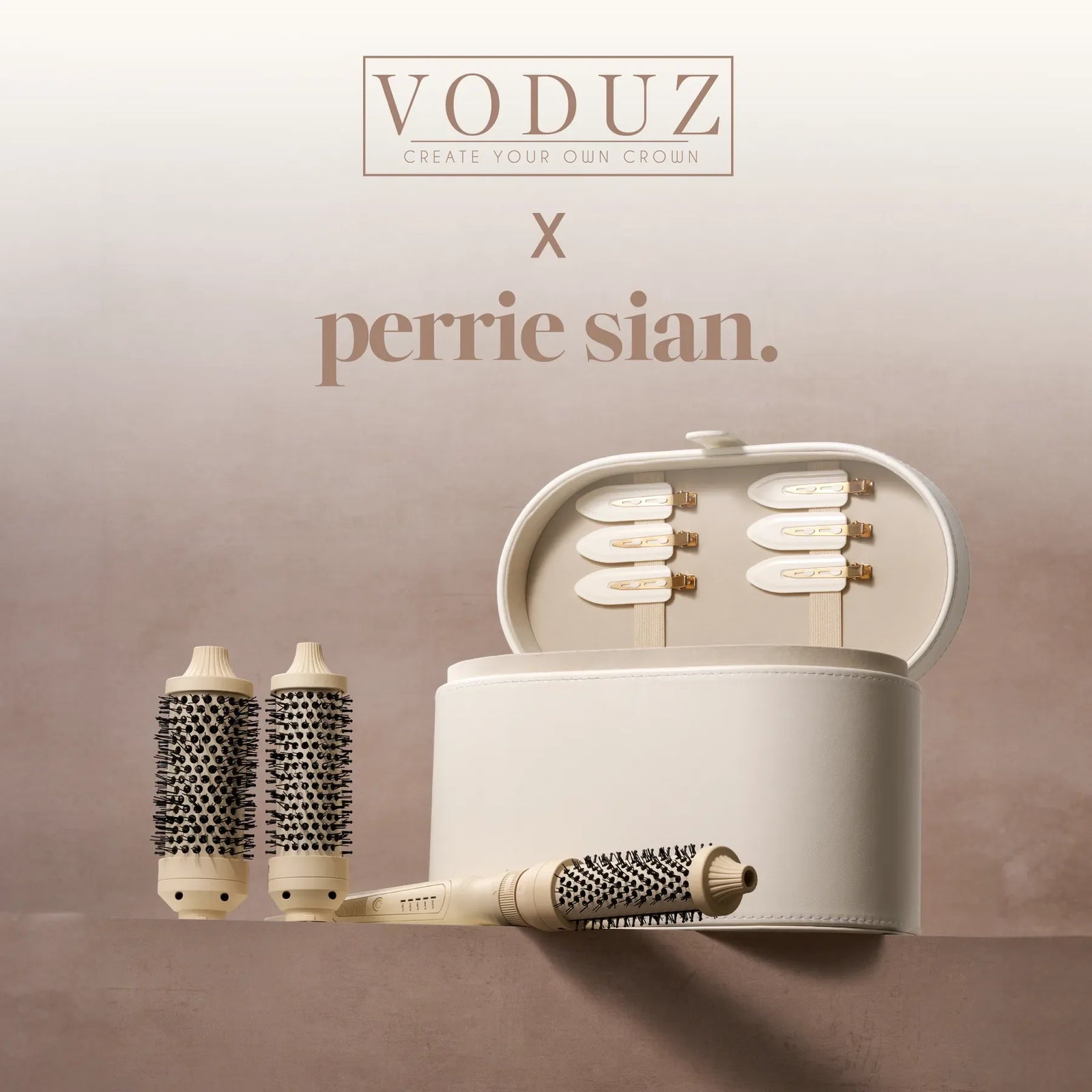 VODUZ X perrie sian 3 in 1 Styling Brush