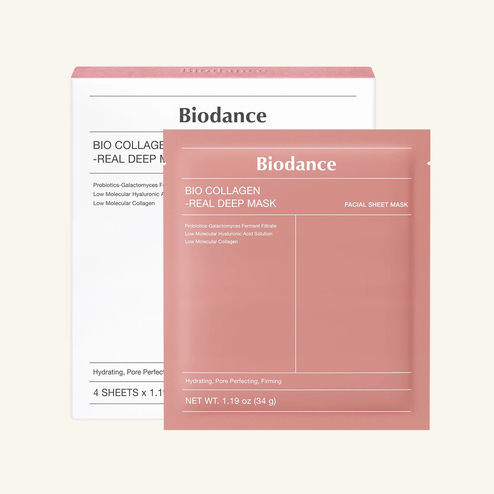 Biodance Bio Collagen-Real Deep Mask Pack  (x4 Sheet Masks)
