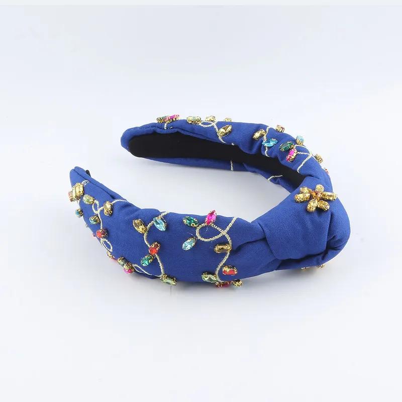 Frida Knot Fabric Band With Design Jewels