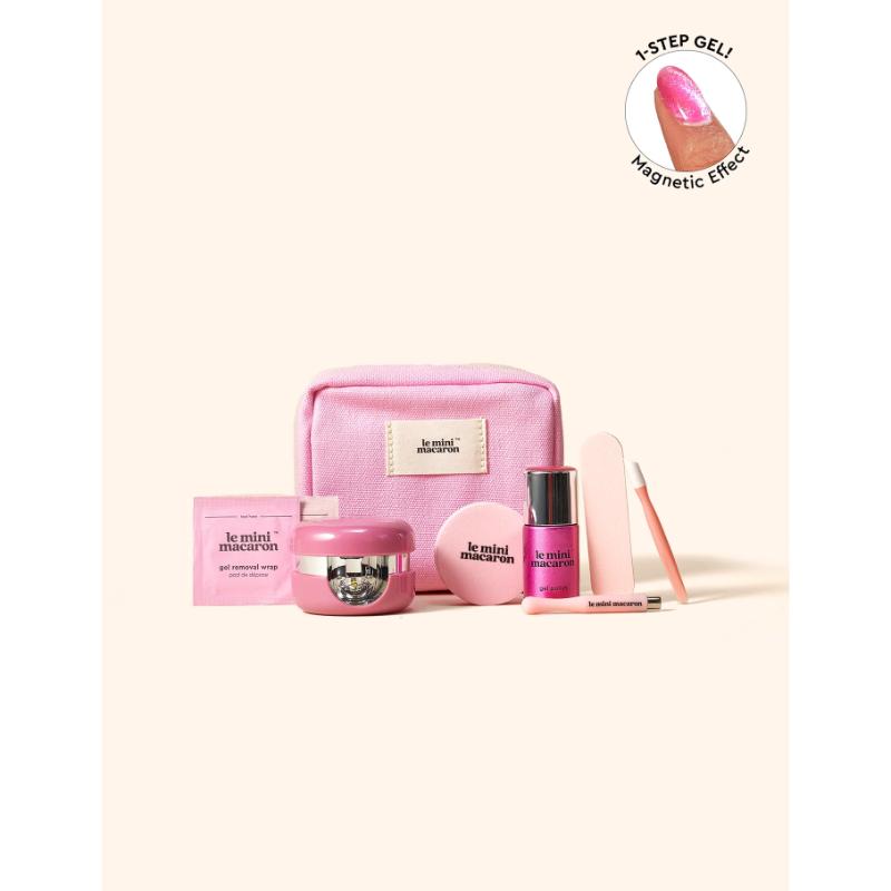 Le Mini Macaron Velvet Cat Eye Nail Kit