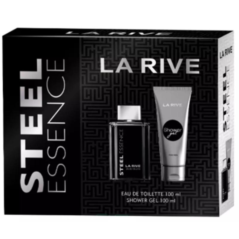 La Rive Steel Essence Set EDT 100Ml & Shower Gel