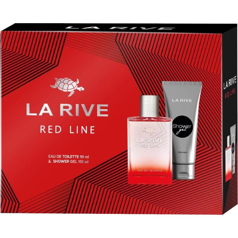 La Rive Red Line Set EDT 90Ml & Shower Gel