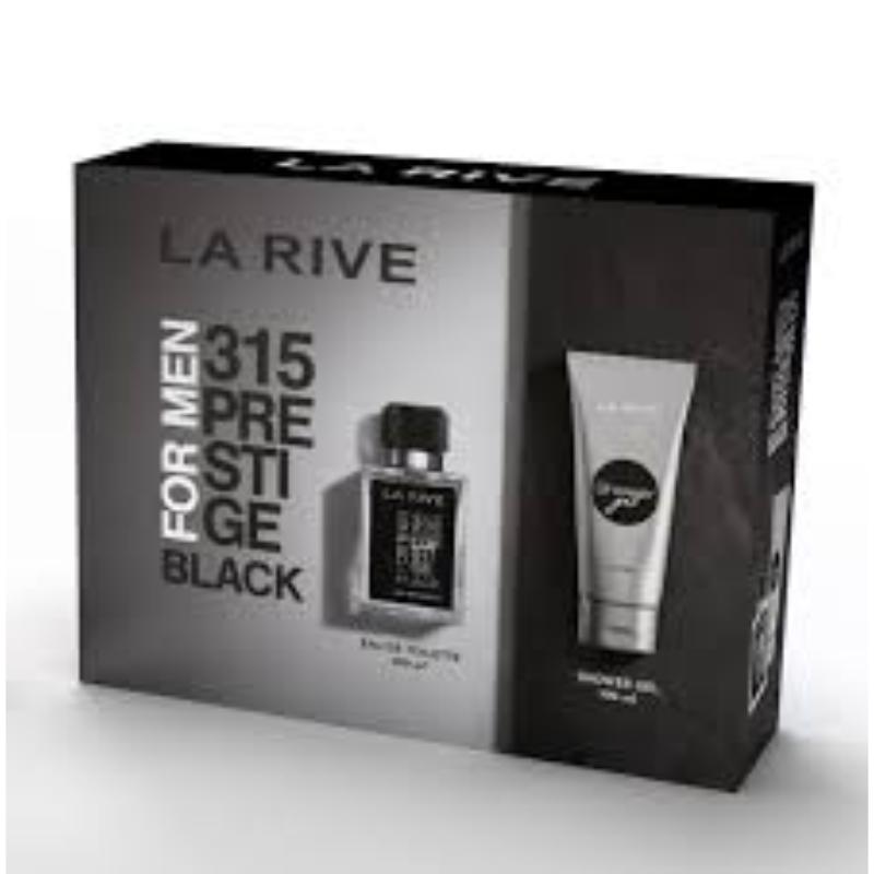 La Rive Prestige Black Set EDT 100Ml & Shower Gel