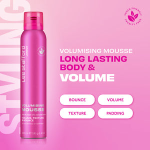 Lee Stafford Styling Double Blow Voluminizing Mousse