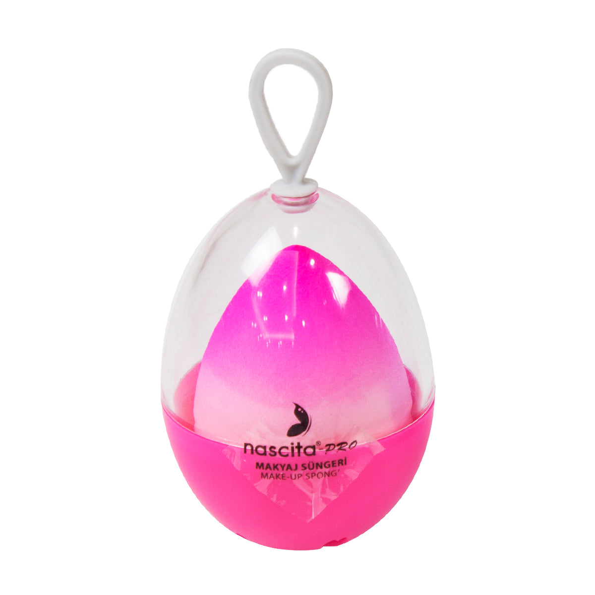 Nascita Do Make-Up Egg Sponge With Hanger - Ombre Pink