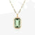 Frida Plain Color Big Diamond Necklace