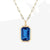 Frida Plain Color Big Diamond Necklace