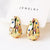 Frida Water Droplets Colorful Crystals Earrings