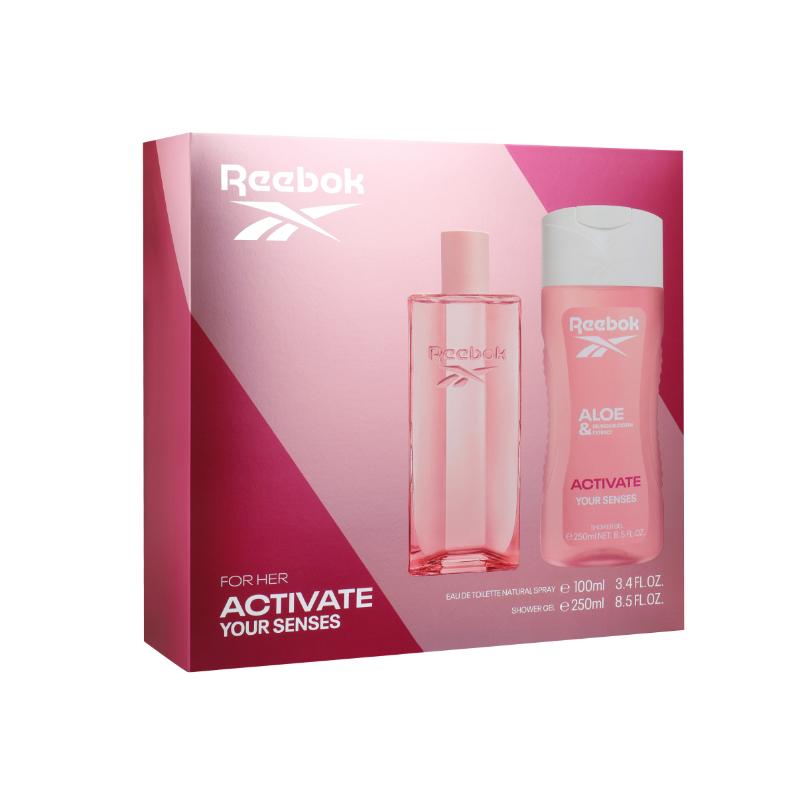 Reebok activate set for her EDT 100ml & gel 250ml