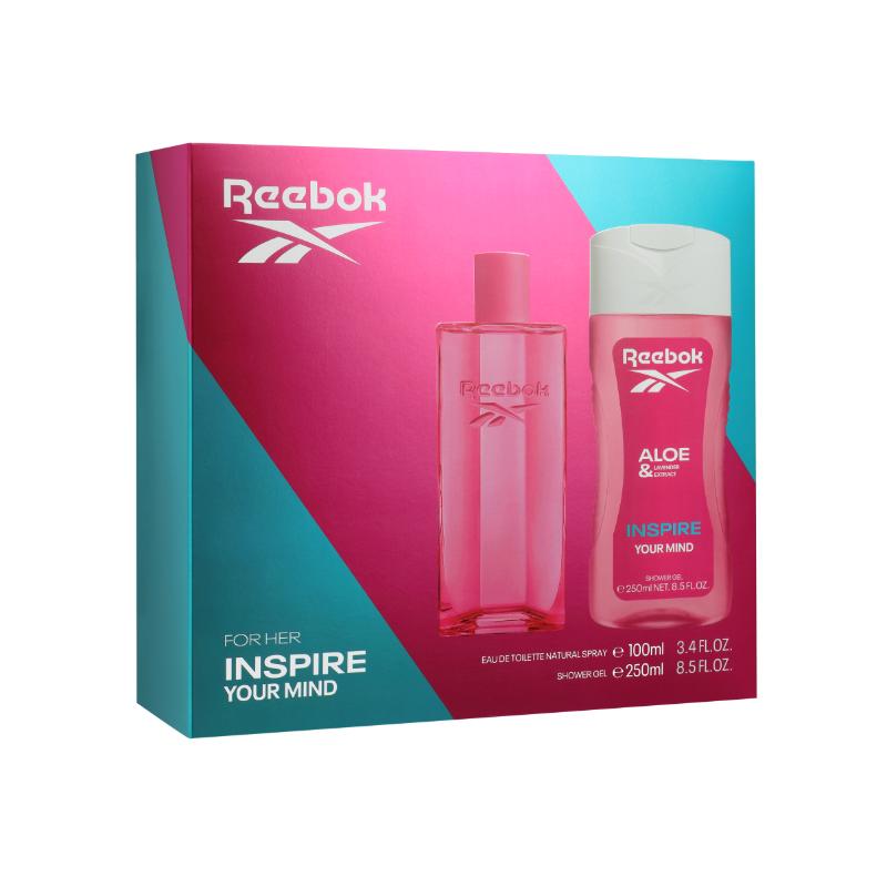 Reebok inspire set for her EDT 100ml & gel 250ml