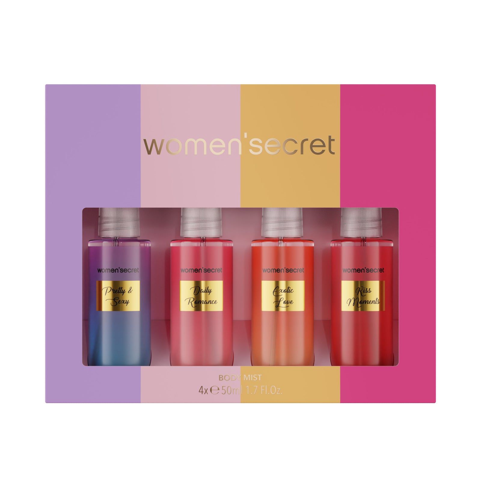 Women Secret BODY MIST Coffret 4x50ml