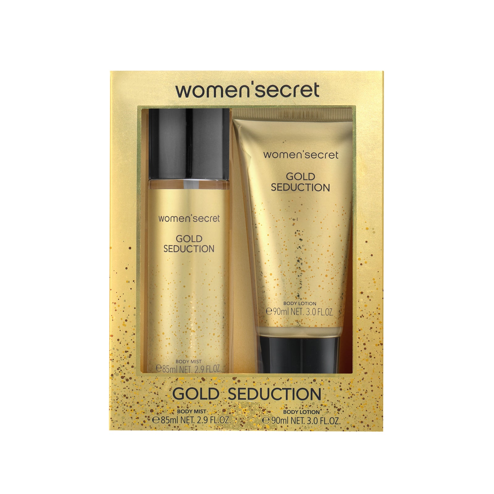 Women Secret Gold Seduction Body Mist 85ml & Body Lotion 90ml