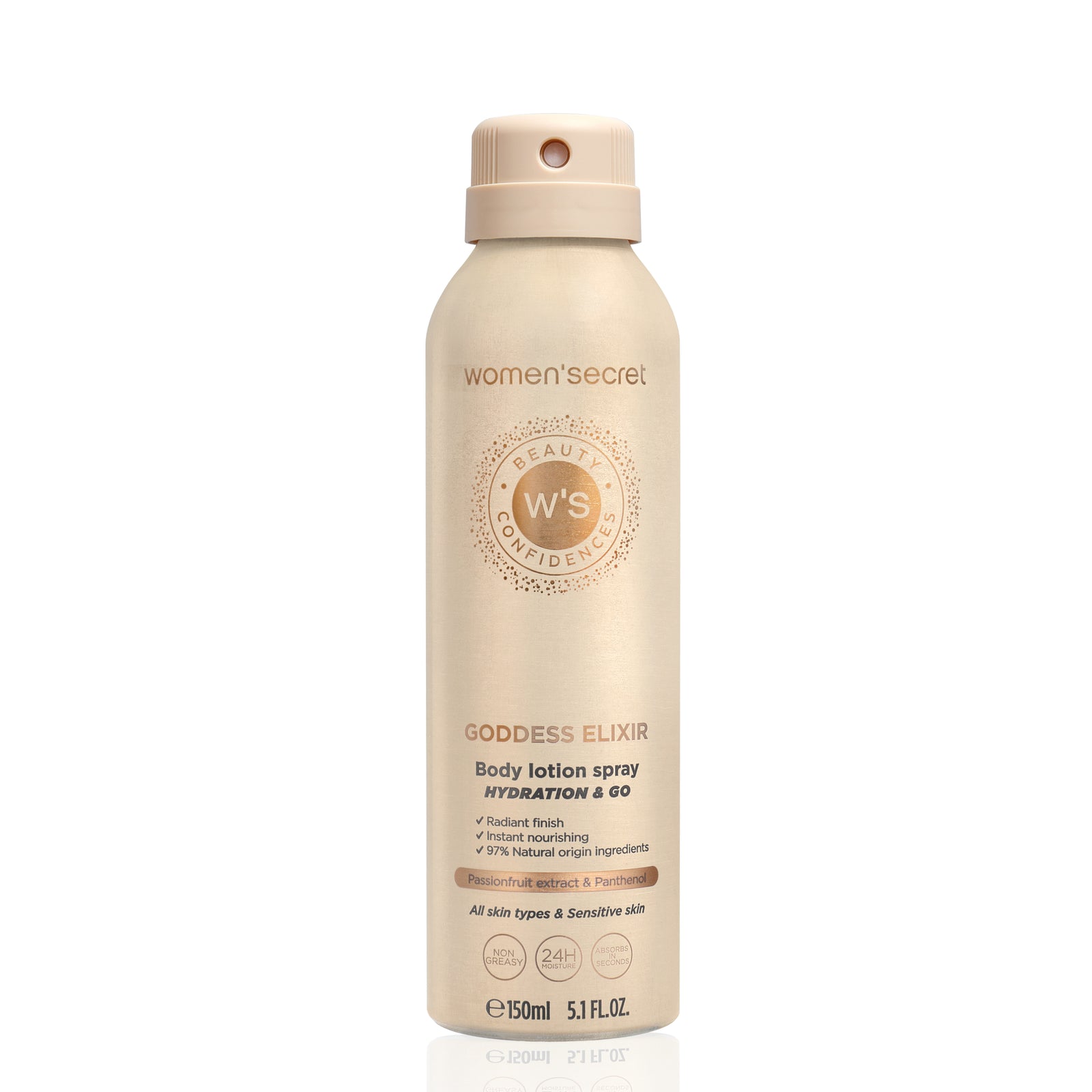 Women Secret Beauty Goddess Elixir Body Lotion Spray 150Ml