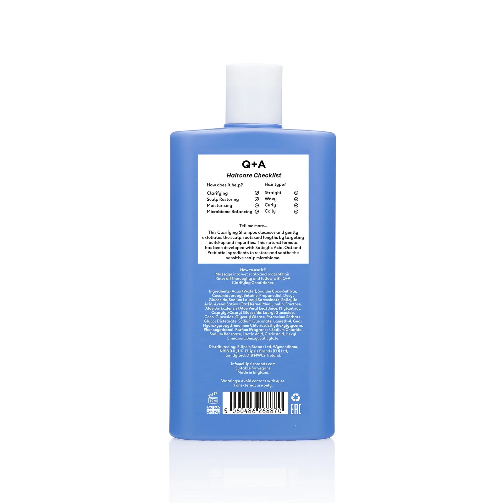 Q+A Clarifying/Scalp Repair Shampoo 250ml