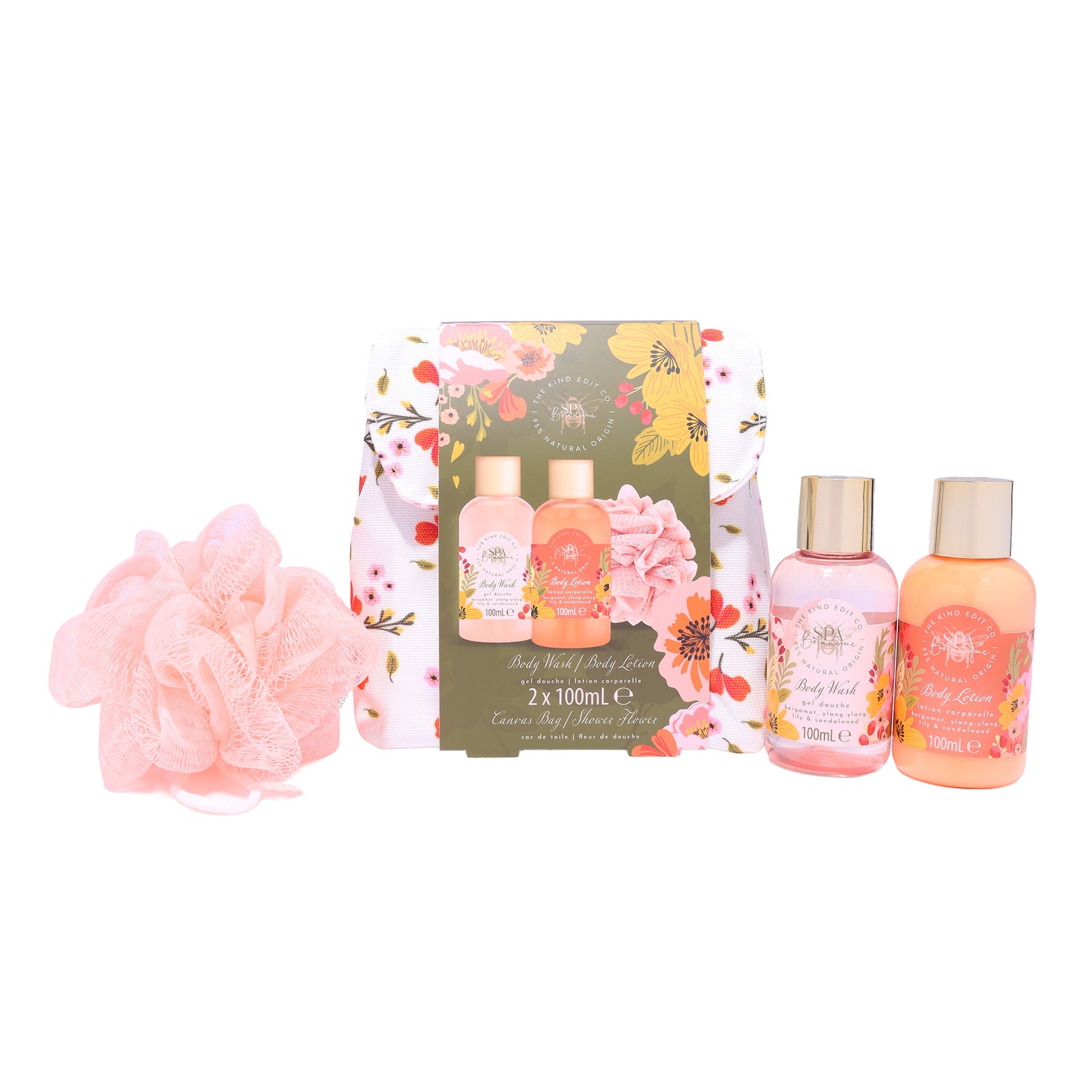 THE KIND EDIT SPA BOTANIQUE MINI SHOWER POUCH