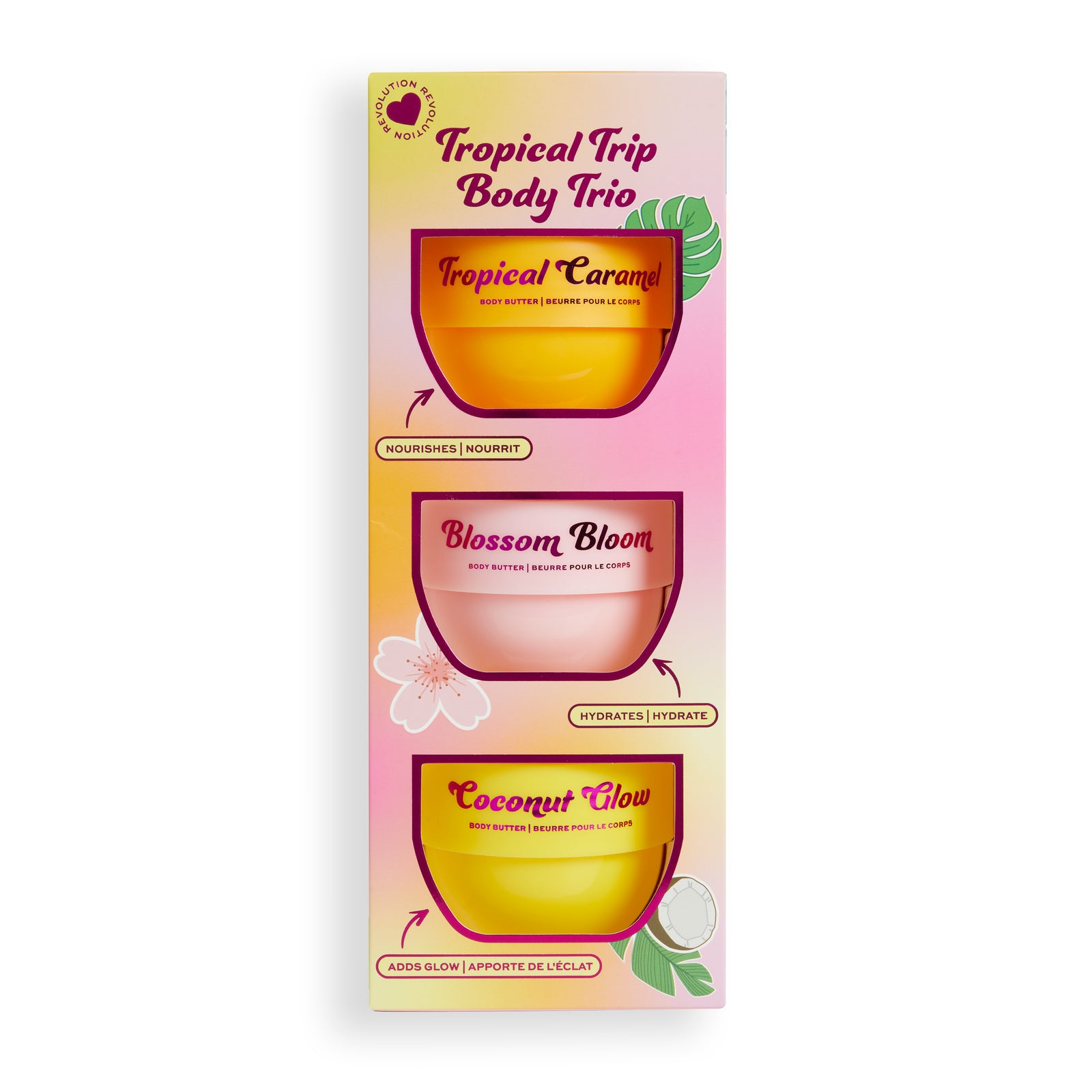Revolution I Heart Tropical Trip Body Cream Trio