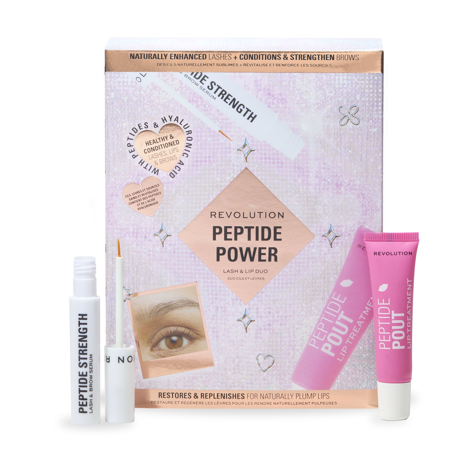 Revolution Peptide Power Lash and Lip Duo Gift Set