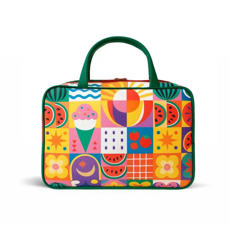 Shausa Sabela Medium toilerty Bag With Transparent Interior