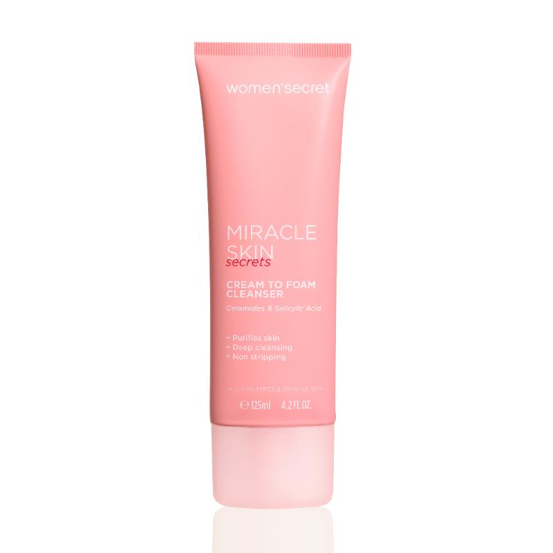 Women Secret Miracle Skin Cream To Foam Cleanser