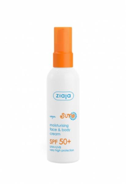 Ziaja Sun Moist Face & Body Cream Spf50+ 90Ml