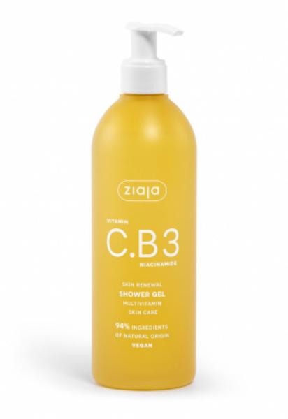 Ziaja Vitamin C.B3 Niacinamide Shower Gel 400Ml
