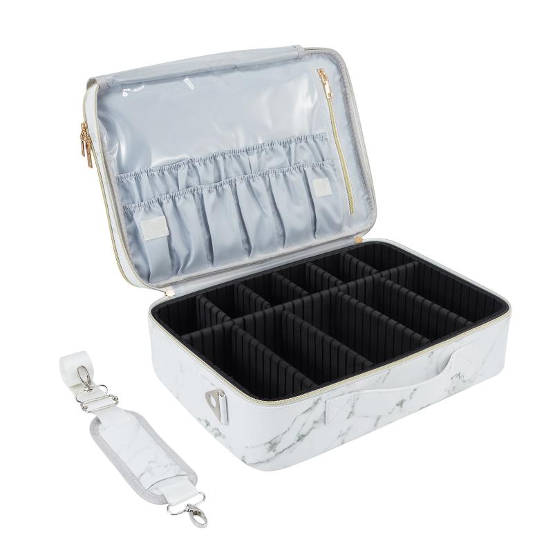 Big Rock Professional Makeup Bag - Marble