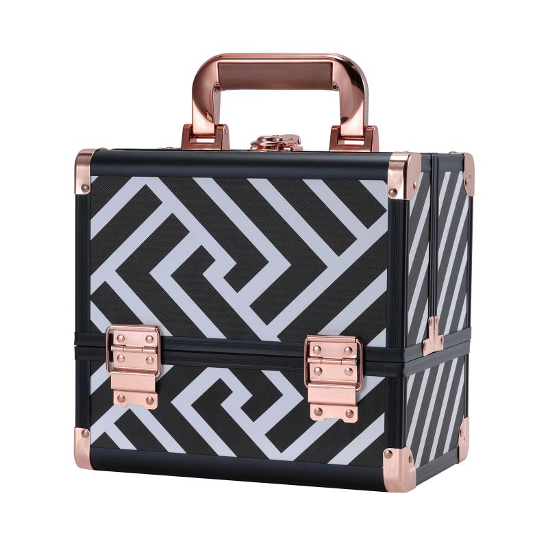Big Rock Make Up Case Black And White Design (S)
